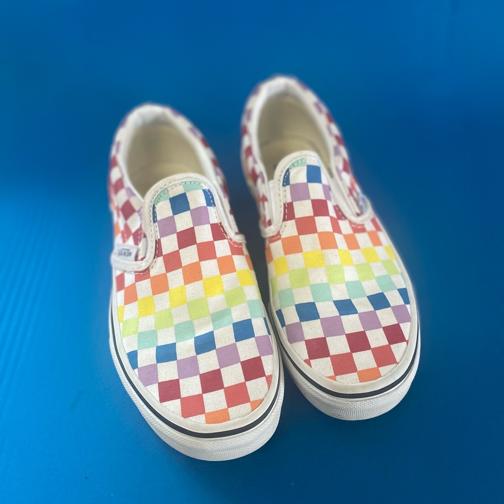 Girls Vans Size 2.0 Multicolored Skater Shoes